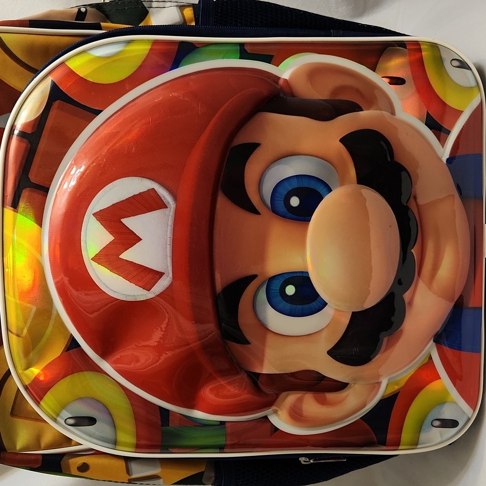 (SOLD) Super Mario Nintendo Large Backpack - Picture 7 of 15